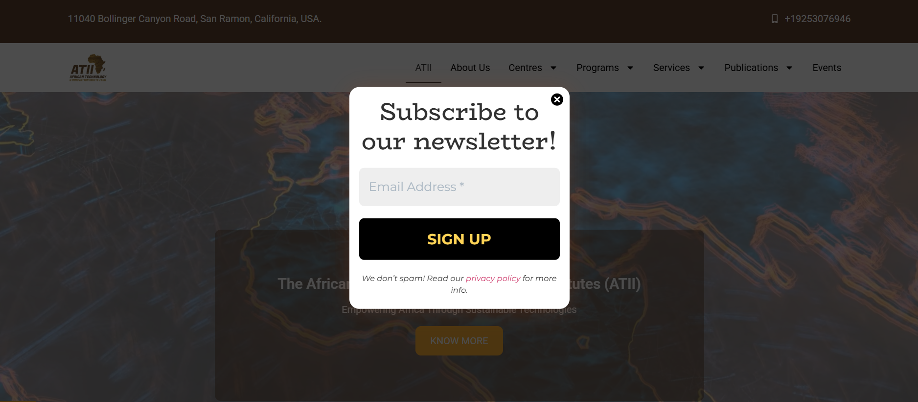 Clicking this image redirects you to the live site